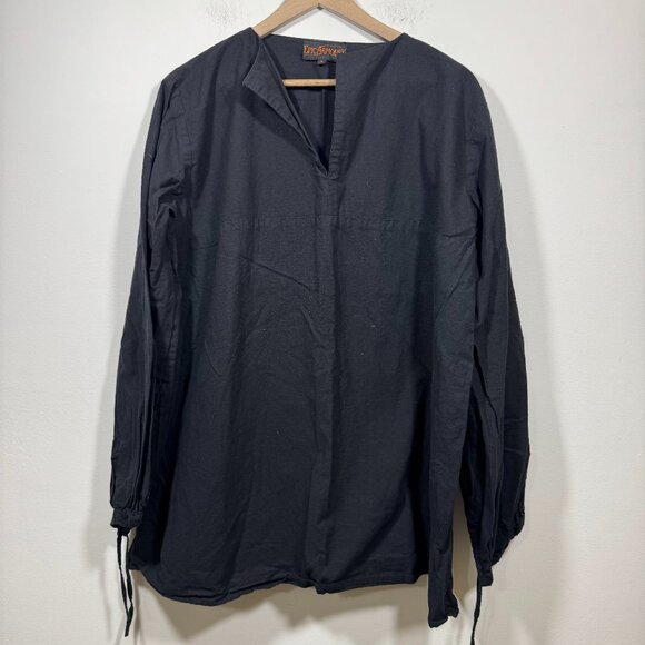 Epic Armoury Godfrey Shirt Epic Black Men's XL Larping Renaissance Castlecore - Picture 5 of 9